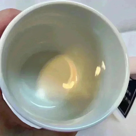 Cobwebs Cauldrons Pink Ombre Halloween Coffee‎ Cup Ghost Bows Gold  Accent Glass - Picture 2 of 4